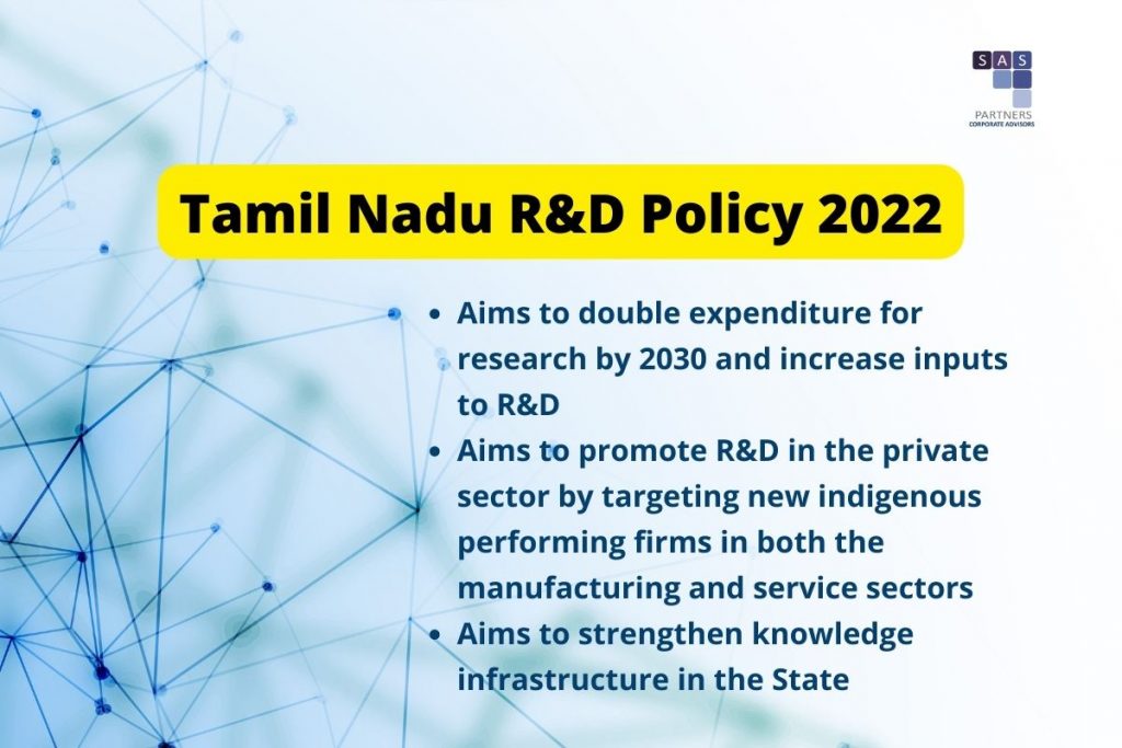 Tamil Nadu R&D Policy 2022