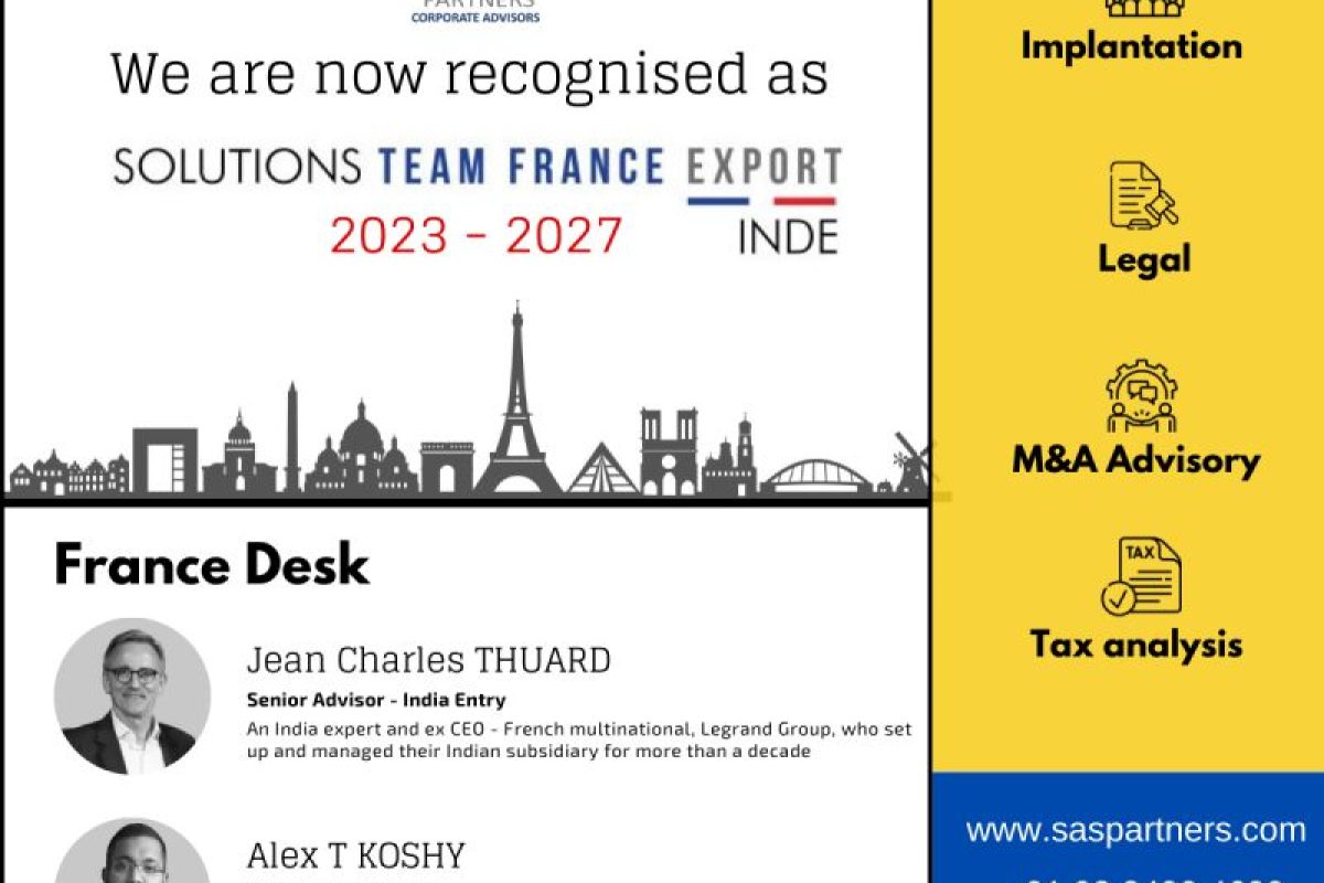 SAS Partners as Team France Export Solution