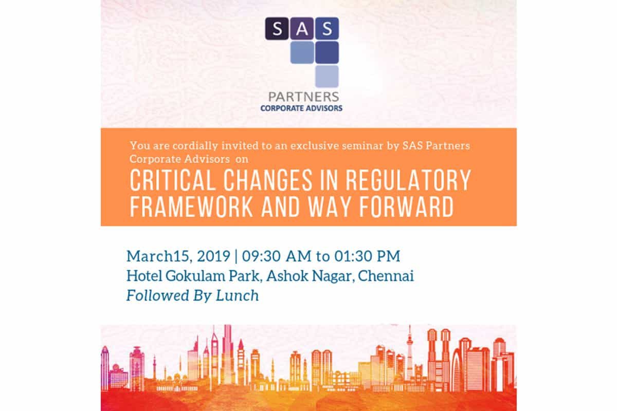 Interactive session on Critical Changes in Regulatory Framework and Way Forward